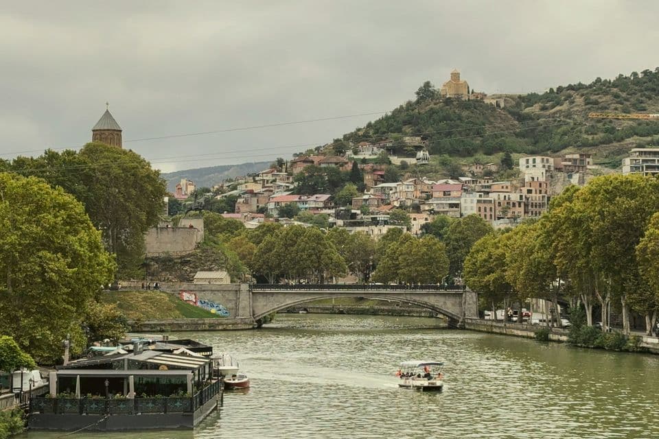 Tbilisi Old Town and the Kura River, Georgia